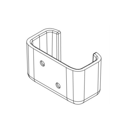 1552CHBK, Hammond kleine Gehäuse, ABS, IP54, schwer entflammbar, mit Vertiefung für Display oder Tastatur, 1552 Serie
