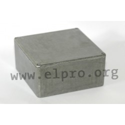 1590C, Hammond diecast aluminium enclosures, IP54/IP65, unpainted smooth surface or black coating, 1590 series