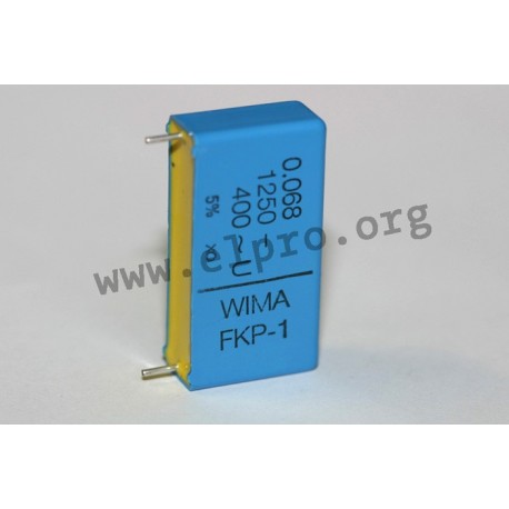 FKP1Y022207E00KSSD, Wima FKP film capacitors, pitch 15 to 37,5mm, FKP 1 series
