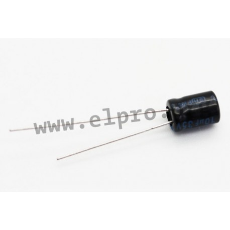 SHR2R2M1HC07M, Jamicon electrolytic capacitors, radial, 105°C, SH series