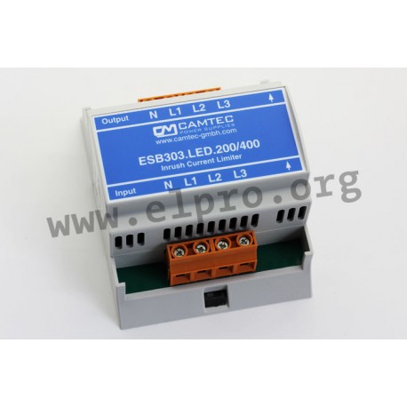 ESB303.LED.200/400, Camtec inrush current limiters