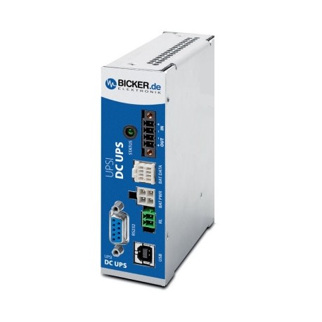 UPSI-1208D, Bicker Elektronik uninterruptible power supplies UPS, 12 to 24V, external energy storage, UPSI series