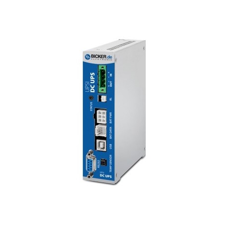 UPSI-2412D, Bicker Elektronik uninterruptible power supplies UPS, 12 to 24V, external energy storage, UPSI series