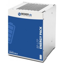 BP-LFP-2725D, Bicker Elektronik Li-ion battery packs, 9,9 to 25,6V, for UPSI series, BP-LFP series