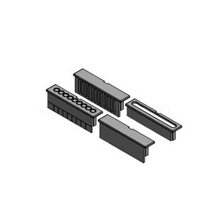 1597DINCOV13GY, Hammond DIN rail enclosures, 1597DIN series