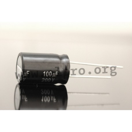 EEUEE2E470, Panasonic electrolytic capacitors, radial, 105°C, low ESR, EE series