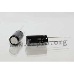 ECA1CHG103, Panasonic electrolytic capacitors, radial, 105°C, low ESR, NHG series