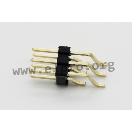 334-2-040-0-F-RT0-1621, MPE Garry pin headers, SMD gull wing, pitch 2,54mm, gold-plated, 334 series