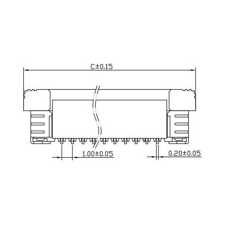 Z13-10-11110, ElectronAix ZIF connectors, SMD, pitch 1mm, gold-plated, Z1 series