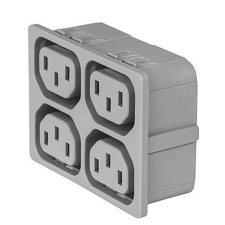 3-103-840, Schurter IEC built-in sockets, Snap-In, 4751 series