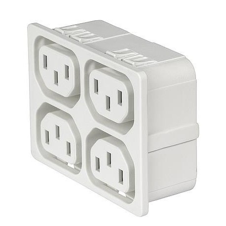 3-103-841, Schurter IEC built-in sockets, Snap-In, 4751 series