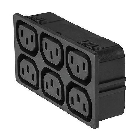 3-103-872, Schurter IEC built-in sockets, Snap-In, 4751 series