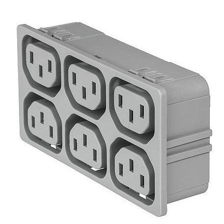 3-103-873, Schurter IEC built-in sockets, Snap-In, 4751 series