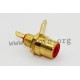 FC68369, Cinch cable plugs CBMG rot gold FC68369