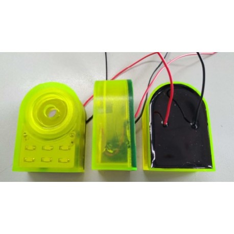 PS-733EWDYQ, Hitpoint Piezo-Sirenen, mit LED, PS-733 Serie