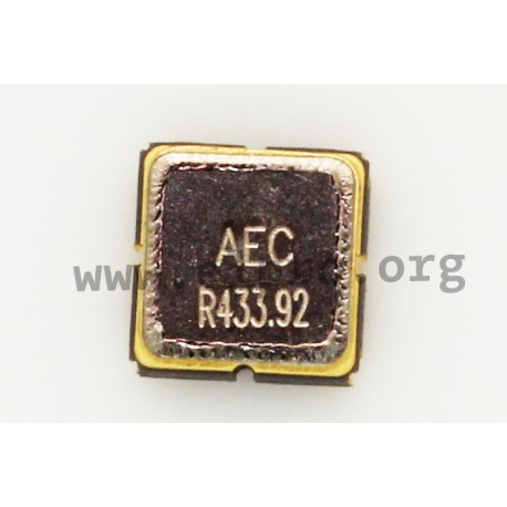 SR433.92-75-DCC6C, SAW Resonatoren, 433,92 MHz