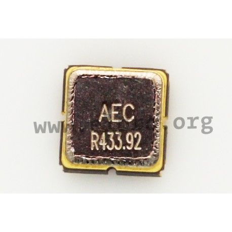SR433.92-75-DCC6C, SAW resonators, 433.92 MHz