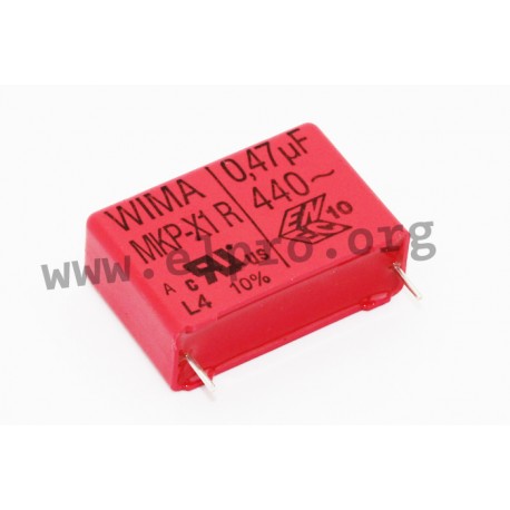MKX14W21003I00KSSD, Wima MKP EMI/RFI suppression capacitors, class X1, 440V, MKP-X1 R series