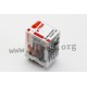R4N-2014-23-1012-WT, Relpol industrial relays, 7A, 4 changeover contacts, R4N series R4N-2014-23-1012-WT