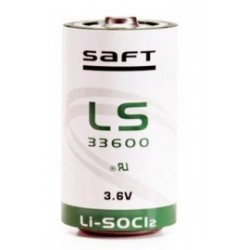 LS33600, Saft lithium thionyl chloride batteries, 3,6V, LS and LSH series