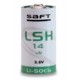 LSH14, Saft lithium thionyl chloride batteries, 3,6V, LS and LSH series LSH 14 LSH14