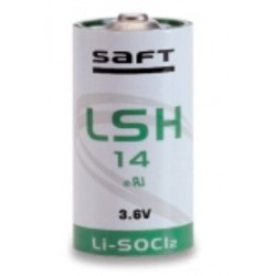 LSH14, Saft lithium thionyl chloride batteries, 3,6V, LS and LSH series