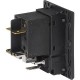 3-108-463, Schurter IEC appliance inlets, 70°C, with rocker switch, DG11 series 3-108-463