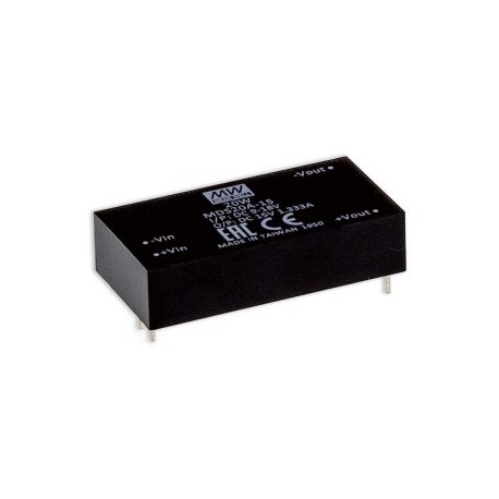 MDS20A-12, Mean Well DC/DC converters, 20W, 2"x1", for medical technology, MDS20 series