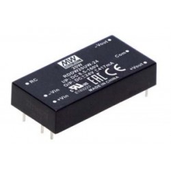 RDDW20UW-15, Mean Well DC/DC converters, 20W, EN 50155 railway certificate, 2"x1", RDDW20UW series
