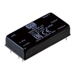 RDDW40F-12, Mean Well DC/DC converters, 40W, EN 50155 railway certificate, 2"x1", RDDW40 series