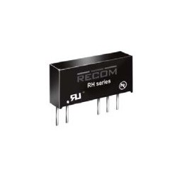 RH-2415D, Recom DC/DC converters, 1W, SIL7 housing, for medical technology, RH and RK series