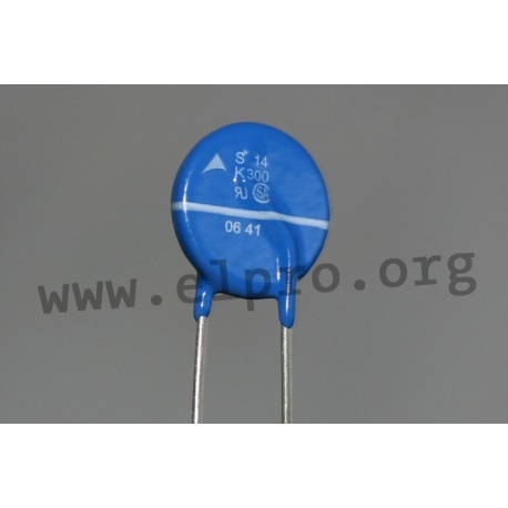 B72220S0301K101, TDK Metalloxid-Varistoren, RM5/RM7,5, SIOV Serie