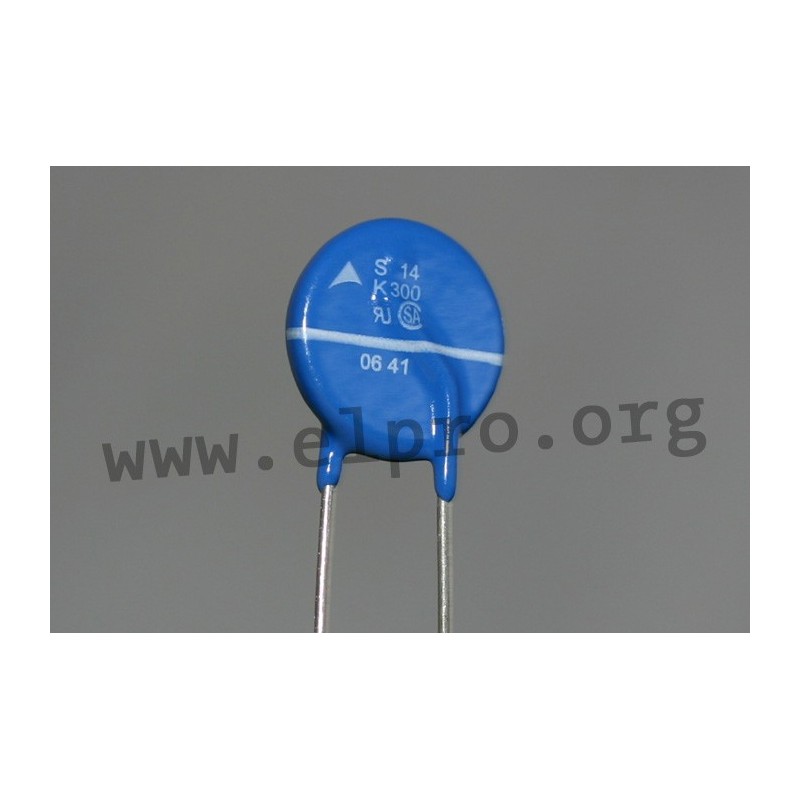 B72220S0301K101 Epcos TDK metal oxide varistors, pitch 5mm/7,5mm