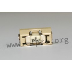 0154.750DR, Littlefuse SMD fuses, very fast acting, 10x5x3,8mm, in holder, 154 series