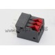 AKZ4791/3KD-2.54-V-BASALTGRAU, PTR spring terminal blocks, pitch 2,54mm, 9A, with lever, 90°, AKZ4791 series AKZ 4791/03 KD-2.54-V AKZ4791/3KD-2.54-V-BASALTGRAU