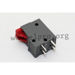 AKZ4791/2KD-2.54-V-BASALTGRAU, PTR spring terminal blocks, pitch 2,54mm, 9A, with lever, 90°, AKZ4791 series