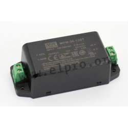 MPM-30-3.3ST, Mean Well switching power supplies, 30W, for medical technology, PCB, MPM-30 series