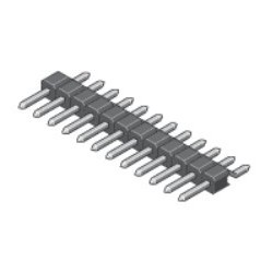 334-1-003-1-S-RT0-1291, MPE Garry pin headers, SMD gull wing, pitch 2,54mm, gold-plated, 334 series