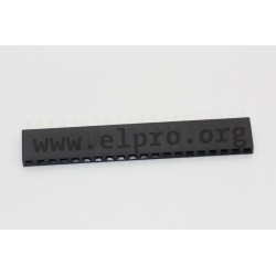094-1-005-0-NSX-YS0, MPE Garry socket strips, pitch 2,54mm, single row, 094 series