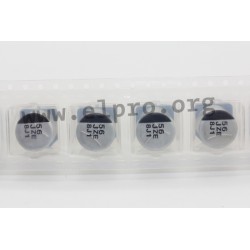 EEHZE1H101P, Panasonic electrolytic capacitors, SMD, 145°C, low ESR, polymer hybrid aluminium, ZE series