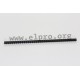 087-1-036-0-T-XS0, MPE Garry pin headers, single-row, straight, pitch 2,54mm, 087 series 087-1-036-0-T-XS0