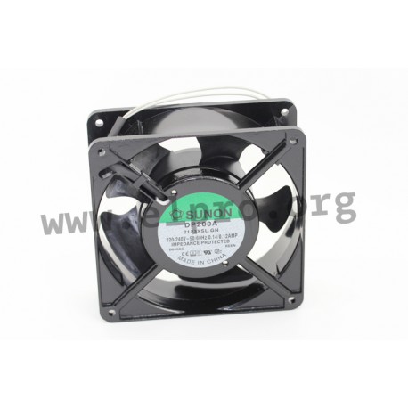DP200A-2123XSL.GN, Sunon fans, 120x120x38mm, 230/115V AC, DP/A/SF/SP series