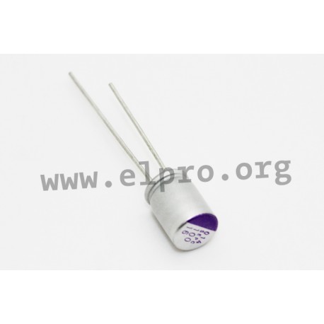16SEPC470M, Panasonic solid capacitors, radial, 105°C, super low ESR, OS-CON, SEPC series