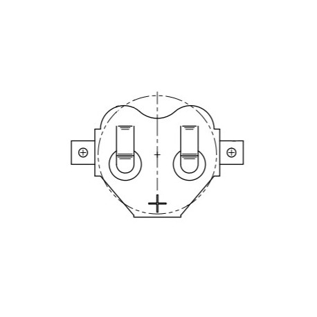 3012, Keystone Knopfzellen-Clips, horizontal, für THT und SMT, KC30 Serie
