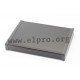 1455R2201BK, Hammond diecast extruded aluminium enclosures, with aluminium end panels, 1455 series 1455R2201BK
