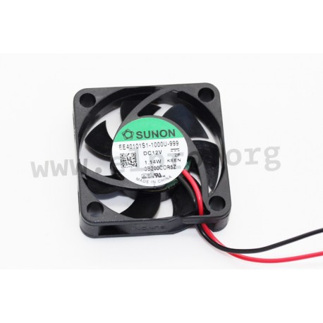 D04121350G-00, Sunon Lüfter, 40x40x10mm, 12V DC, EE/EF/MF/HA Serie