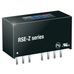 RSE-2405SZ/H2, Recom DC/DC converters, 2W, SIL8 housing, RSE/Z series