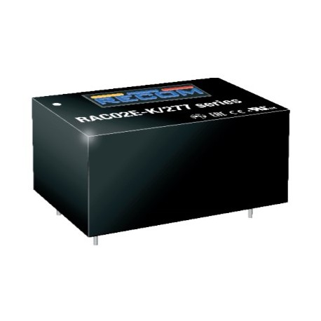 RAC02E-3.3SK/277, Recom AC/DC converters, 2W, PCB, RAC02E-K/277 series