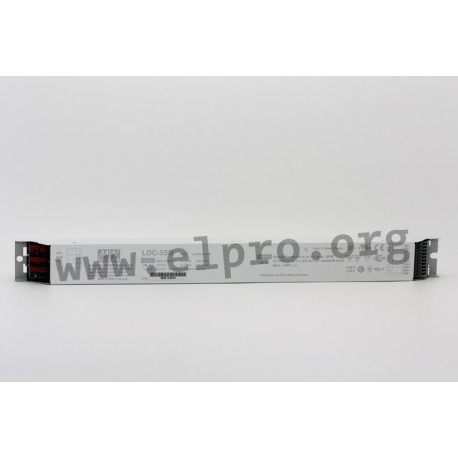 LDC-55DA2, Mean Well LED drivers, 55W, constant power, dimmable, DALI interface, LDC-55 series