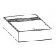 PP025W-S, Supertronic general purpose enclosures, ABS, PP series PP 25 W-S PP025W-S